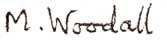Margaret Woodall's signature